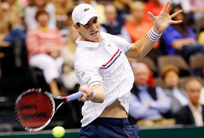 John Isner lost to Ryan Harrison in Sydney in his only ATP tournament match of 2013.